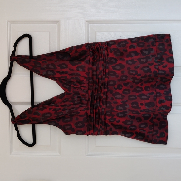 NWT Red Leopard Print 🐆 Top - Picture 1 of 7